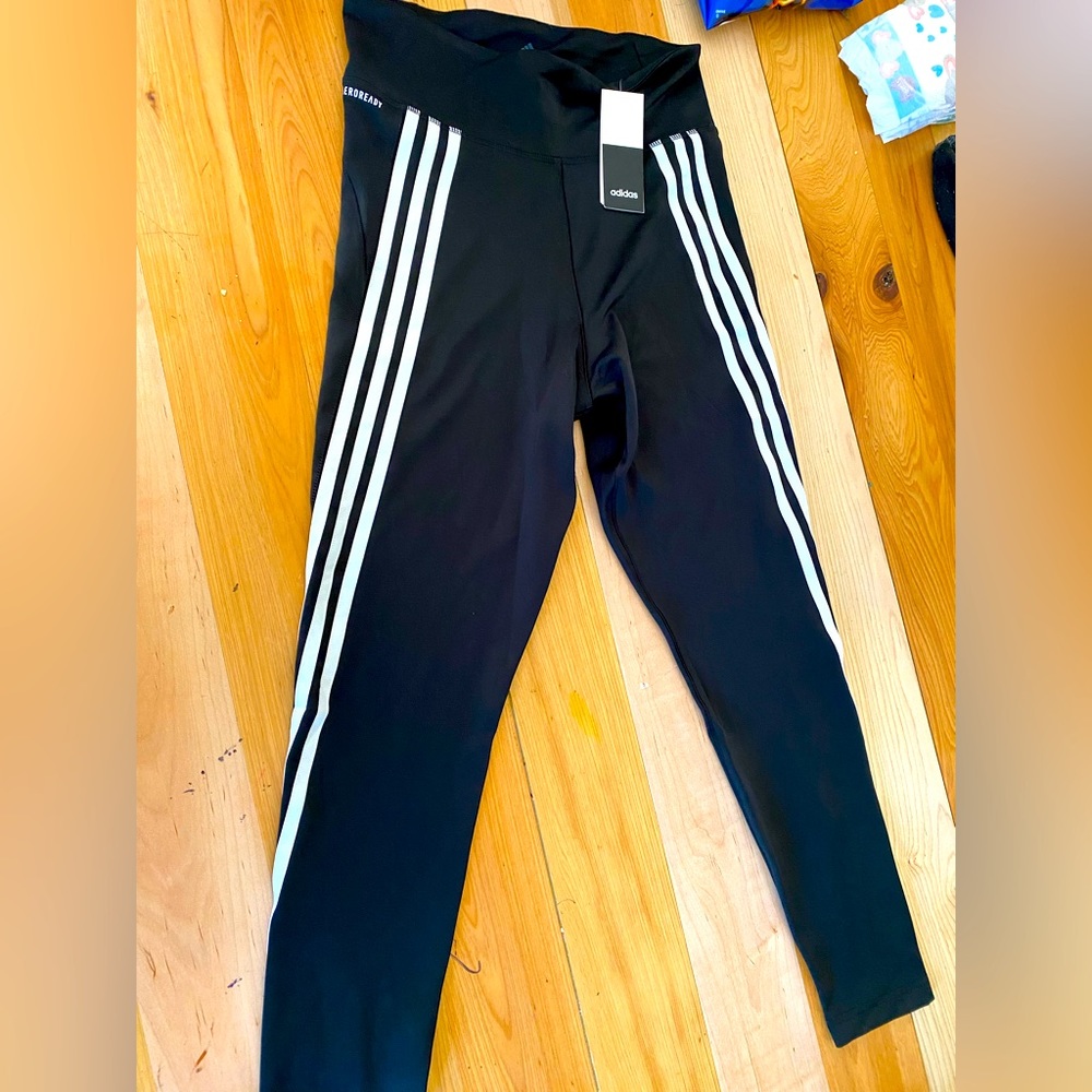 Black Adidas Aeroready Women’s Leggings Size M
